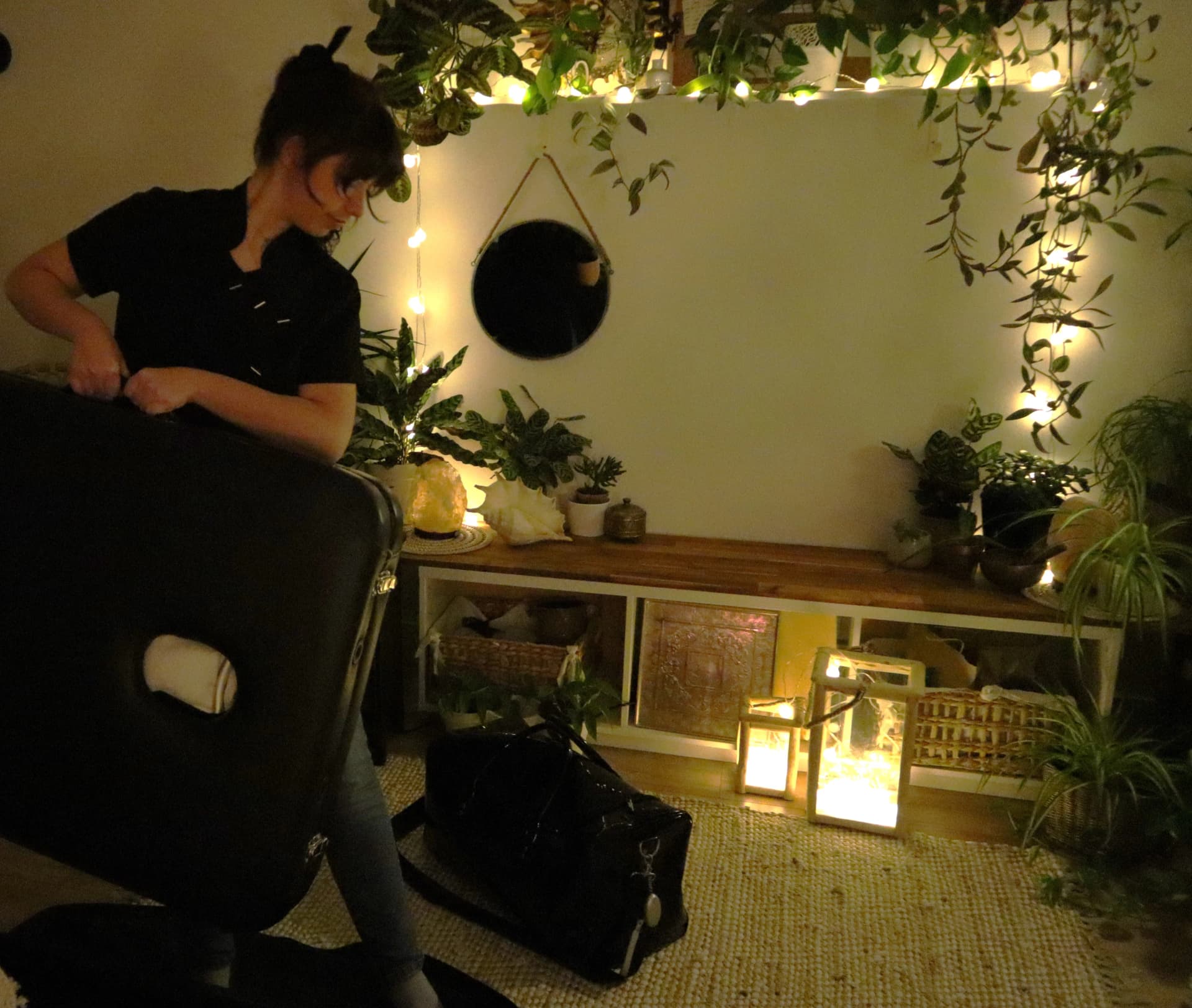 Massage à domicile - Installation